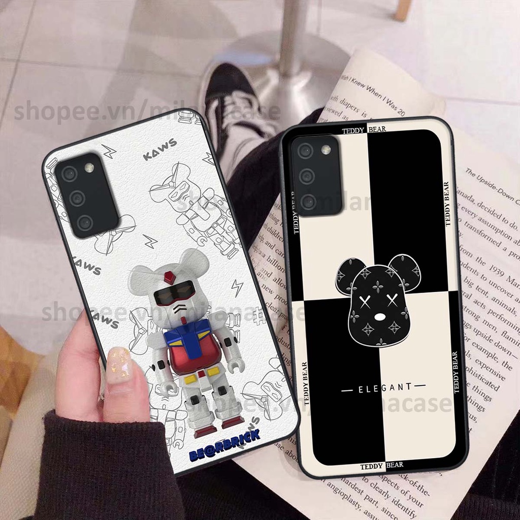 Ốp Samsung A02s / A03s gấu be@rBrick gấu Teddy Kaws siêu đẹp, phong cách, cá tính