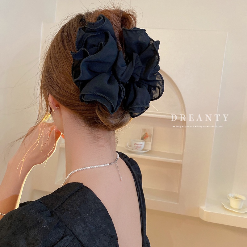 Kẹp Tóc Hình Hoa Lưới Phong Cách Nhật Bản Thời Trang Cho Nữ