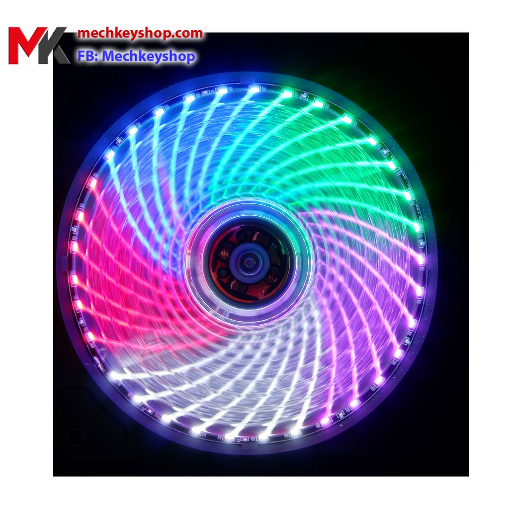 [Mã ELFLASH5 giảm 20K đơn 50K] [Ảnh thật] Fan Led 5 màu, đơn màu 12cm 33 bóng