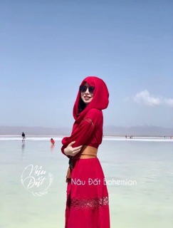 SET ĐẦM MAXI KÈM KHĂN (KÈM HÌNH THẬT)