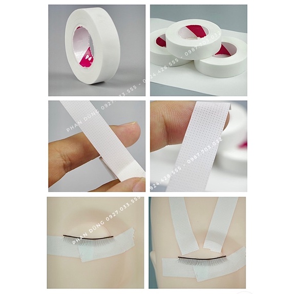 (LOẠI 1) Băng dính Nhật, băng keo gai Nhật nối mi (Loại to 5cm) - Phan Dũng