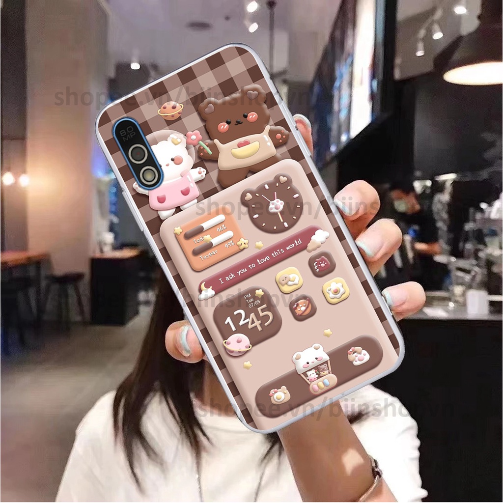 Ốp Vsmart Bee / Bee 3 in hình gấu chocolate kẹo ngọt siêu đẹp siêu xinh
