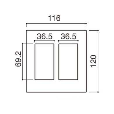 Mặt dùng cho 6 thiết bị màu xám Panasonic WEG6806MB