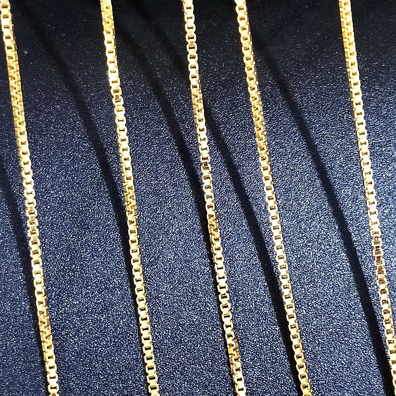 Dây Chuỗi Túi Đồng 1m diy Màu Vàng Đồng Siêu Mịn Chịu Nhiệt Độ Cao Làm Phụ Kiện Trang Sức diy