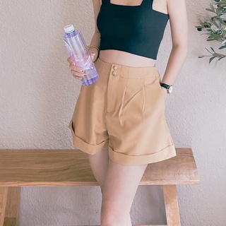 Short phi 2 nút lật lai lưng siêu cao 😍