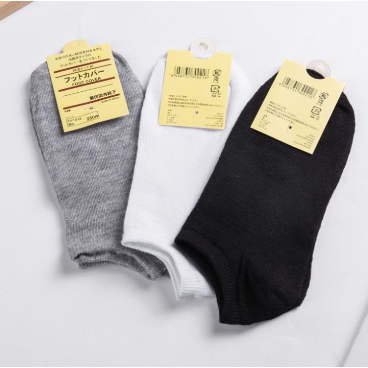 Set 3 Đôi Tất Nam cổ ngắn chống mùi kháng khuẩn B05