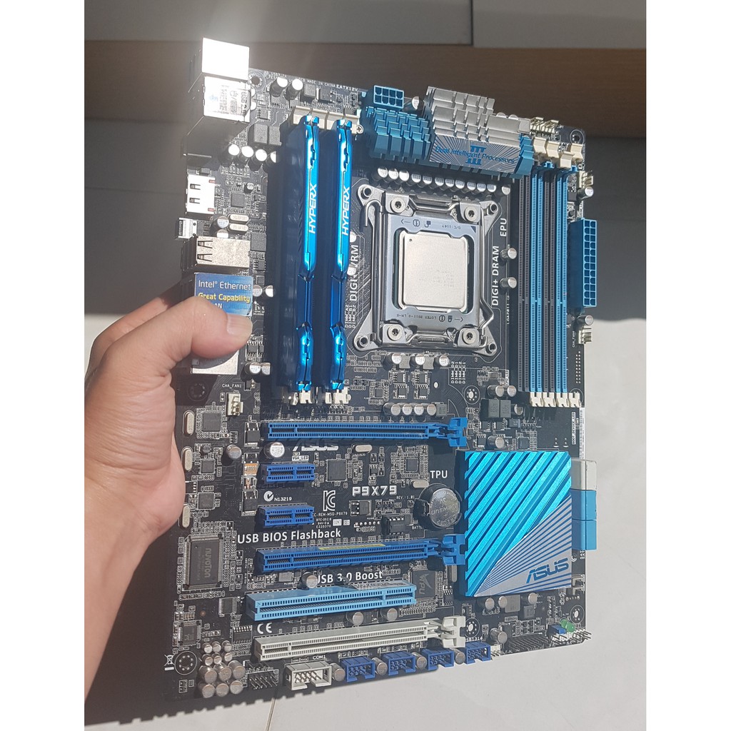 Combo Bo Mạch Chủ Asus P9X79 & CPU i7-3960X Processor Extreme Edition
