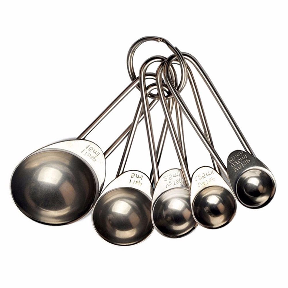 Set muỗng đo lường thực phẩm gia vị bằng thép không gỉ tiện dụng