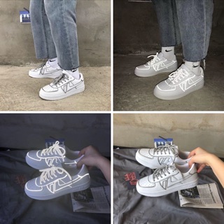 Giày thể thao ulzzang phản quang size 35-40