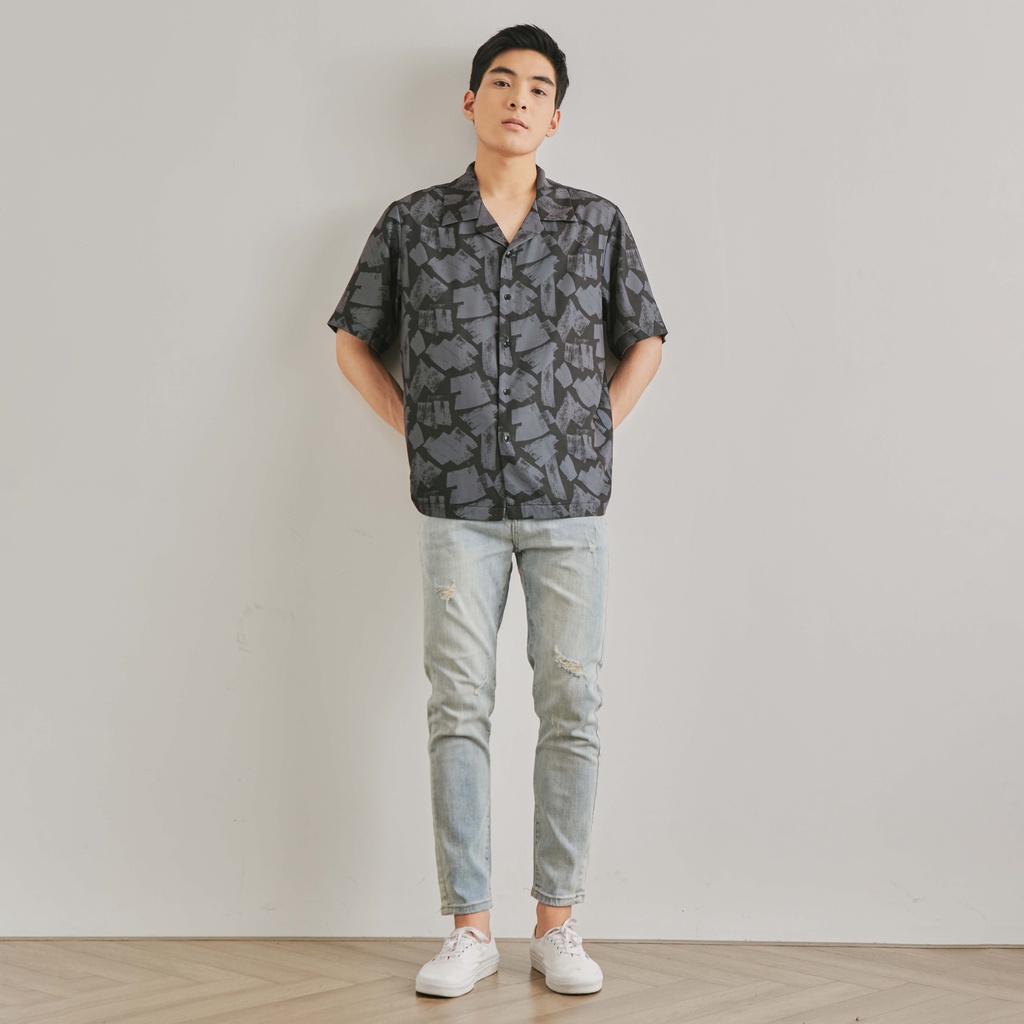 Áo sơ mi họa tiết LOOK PAINTED SHIRT 2023