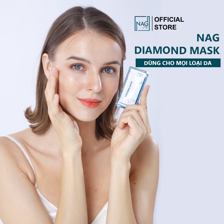 Combo mặt nạ dưỡng ẩm và thải độc NAG DIAMOND MASK mờ nám dưỡng ẩm và trắng da - NAG | BigBuy360 - bigbuy360.vn