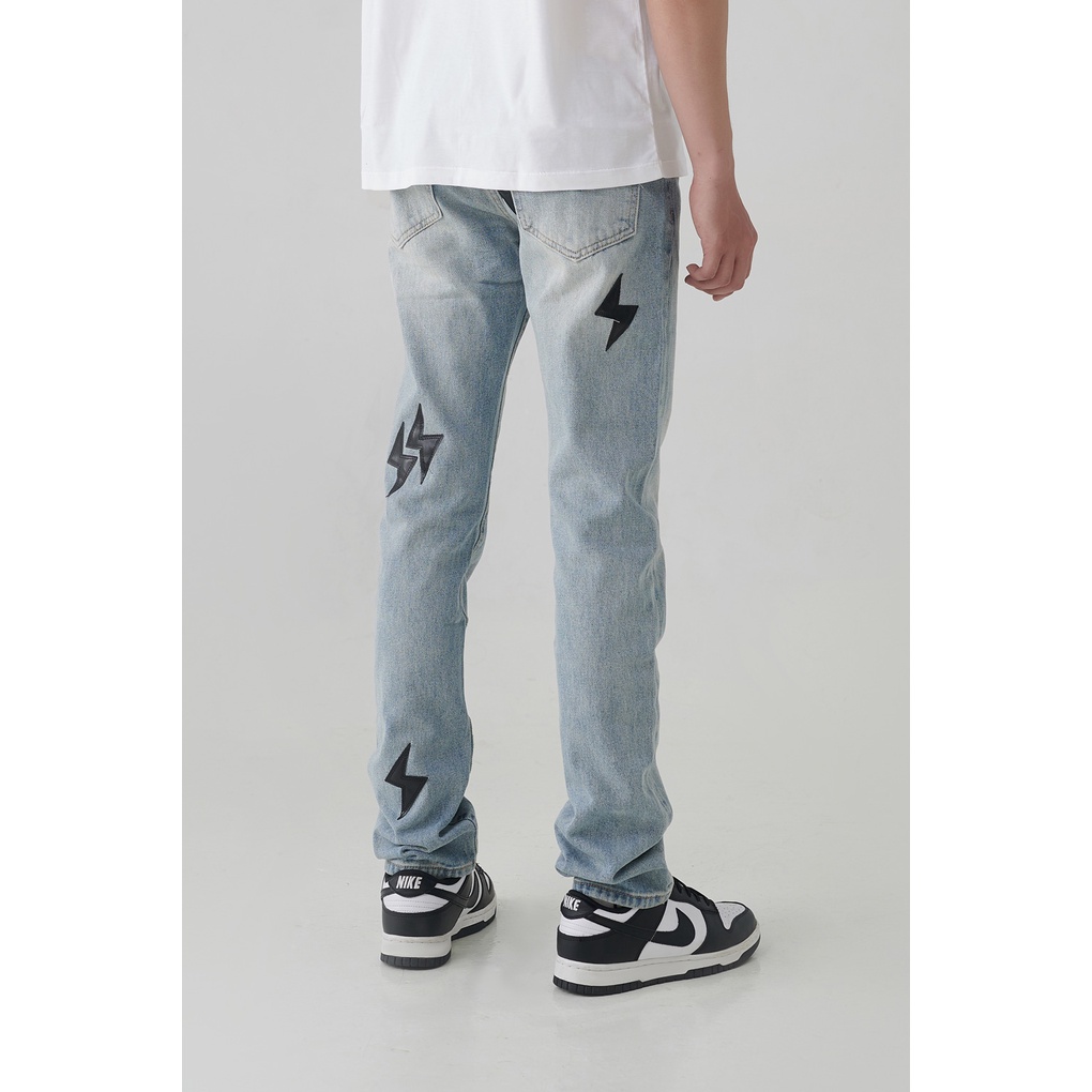 Quần Jeans LIGHTNING DENIM - Màu LIGHT BLUE
