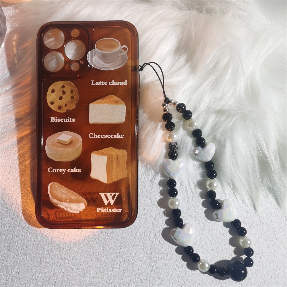 Dây Hạt Ngọc Trai Bằng Acrylic Mềm Chống Thất Lạc Gắn Điện Thoại Tiện Dụng