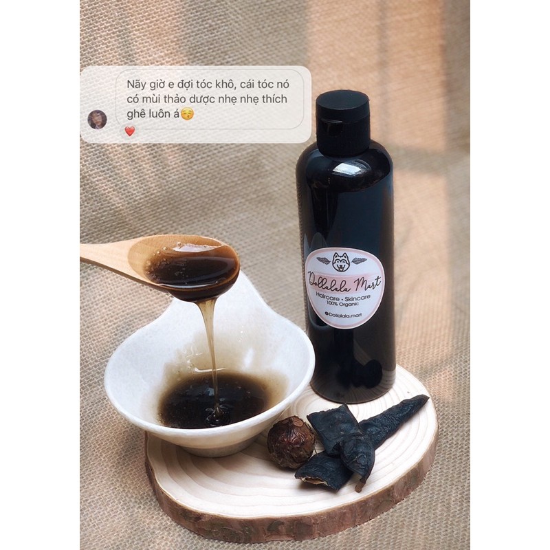 Dầu Gội Bồ Kết Thuần Chay Cô Đặc Giúp Giảm Gãy Rụng Và Kích Mọc Tóc - Dollalala Mart | BigBuy360 - bigbuy360.vn