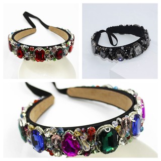 Băng đô cài tóc vương miện cô dâu công chúa VIP handmade gắn full đá pha lê siêu sang VIP40185