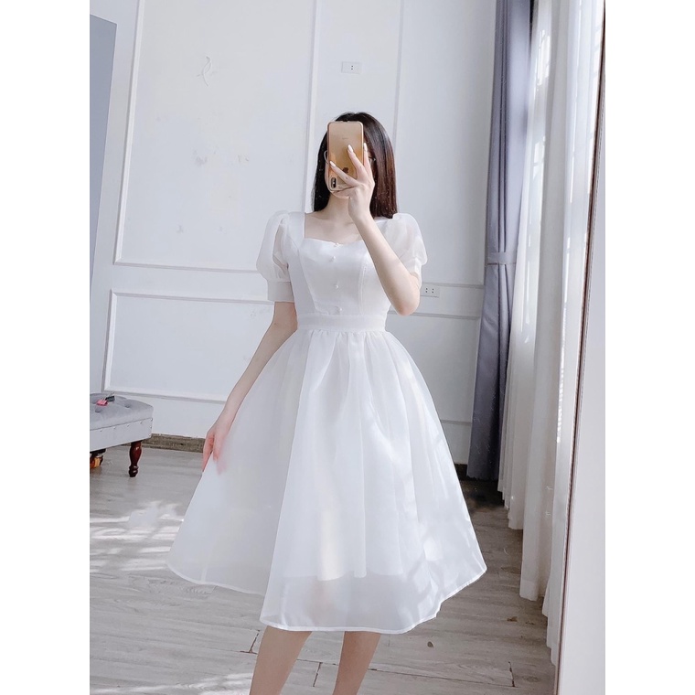 ĐẦM LỤA XƯỚC FORM SIÊU XINH UP