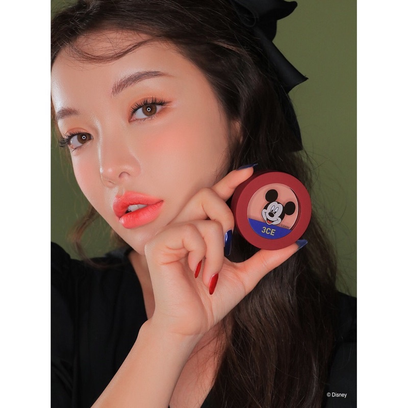 Phấn Má Hồng 3CE Disney Mickey Mouse Face Blush Limited Edition 5g Màu Hồng Dâu Ngọt Ngào