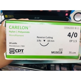 Chỉ phẫu thuật nylon 4/0