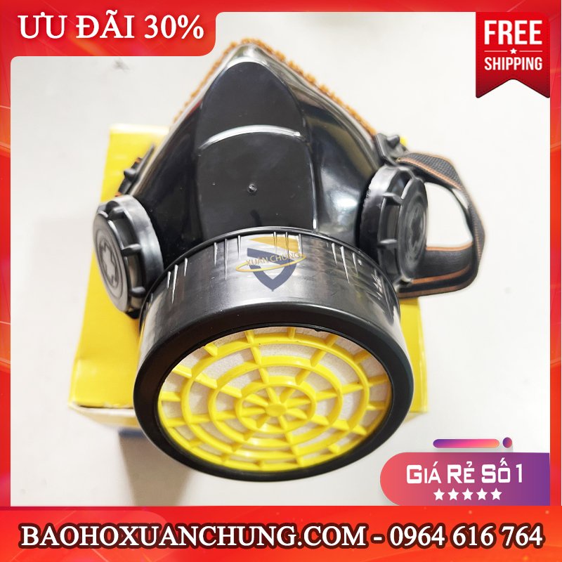 Mặt nạ phòng độc Blue Eagle 1 phin, mặt nạ chống hóa chất thuốc trừ sâu, lăn sơn