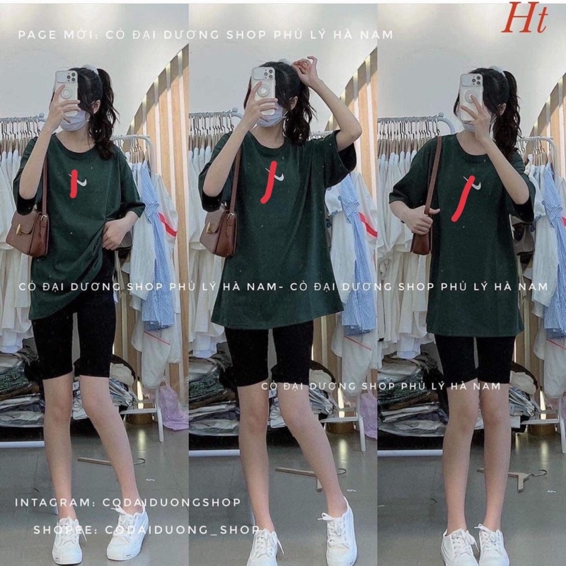 Sét áo phẩy nhỏ quần legging H2S769