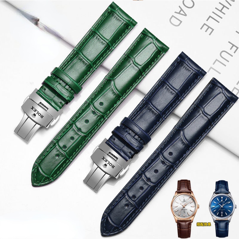 Dây Đeo Bằng Da Thật Cho Đồng Hồ Rolex Day-Date Series 20mm 21mm 22mm