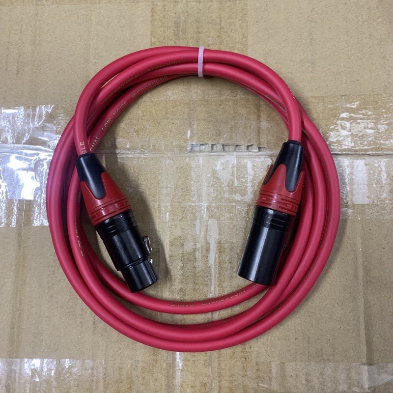 Dây Canon Cho Mic Thu Âm 48V K200,K600,K850...Loại Tốt Lõi đồng với 2 đầu to làm bằng kim loại cao cấp bảo hành 6 tháng