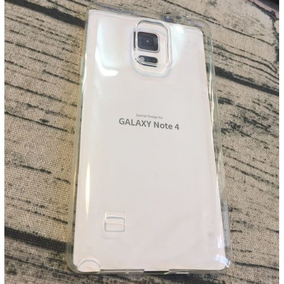 Ốp Lưng Samsung Galaxy Note 4 Dẻo Silicon Mỏng Trong Suốt