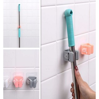 Móc Kẹp Chổi Dán Tường nhiều màu