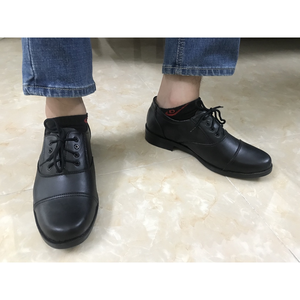 Giày tây nam - bộ đội cột dây 01