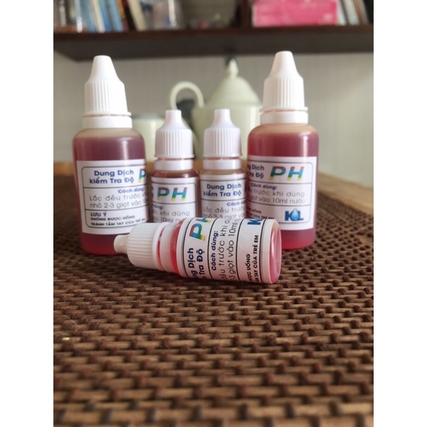 Dung dịch kiểm tra độ PH của nước chài 10ml