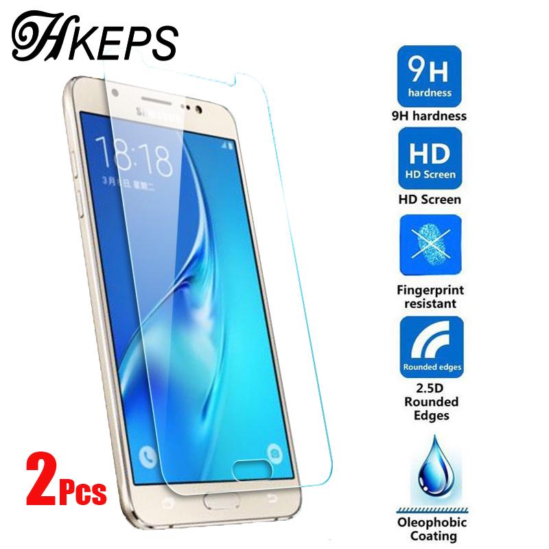 2 kính cường lực độ cứng 9H cho Samsung Galaxy A3 A5 J3 J5 J7 2017 S8 S9 A6 A8 Plus 2018 và 2 bộ phụ kiện