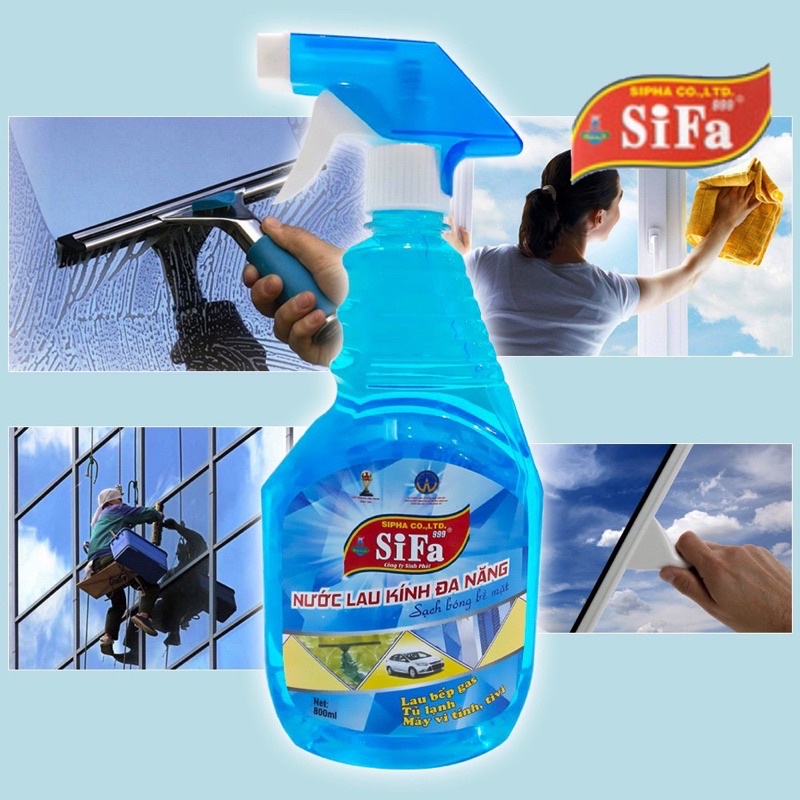 Nước lau kính đa năng SIFA 650ml hàng có sẵn