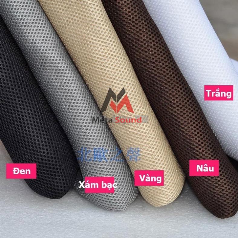 METASOUND: Vải lưới bọc ê căng loa, chắn bụi loa - DÀY 2 LỚP NHIỀU MÀU