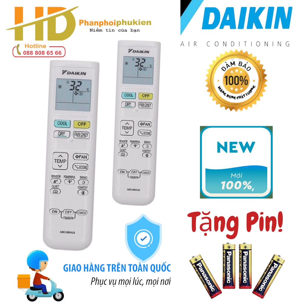 Điều khiển điều hòa Daikin inverter