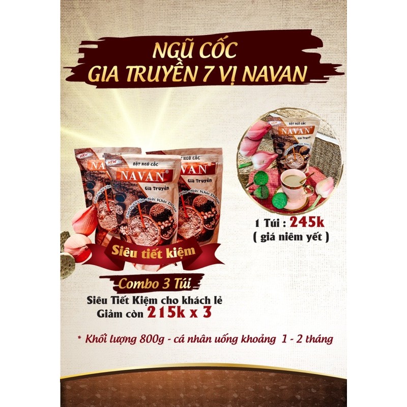 [GIÁ SỈ SẴN HÀNG ] Bột Ngũ Cốc Navan Chính Hiệu