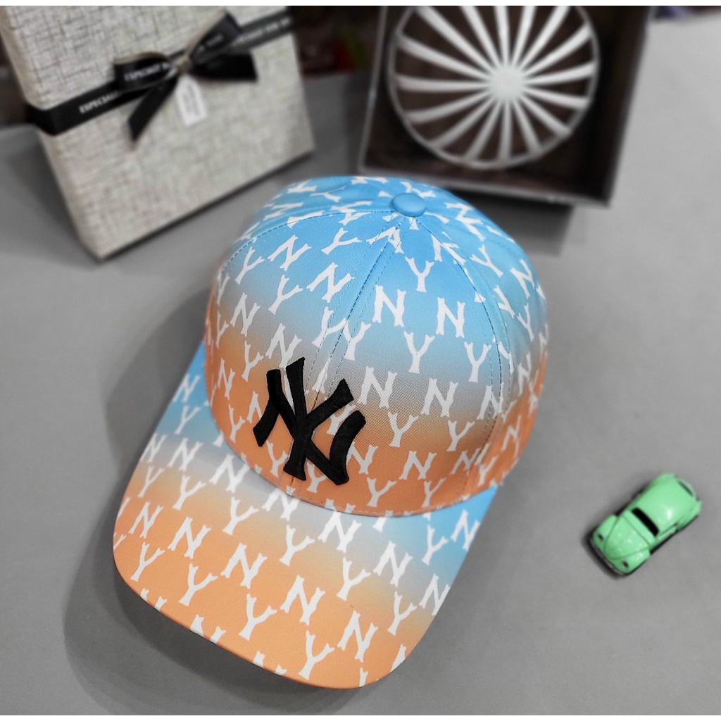 Mũ lưỡi trai màu in hình NY cao cấp theo phong cách thời trang