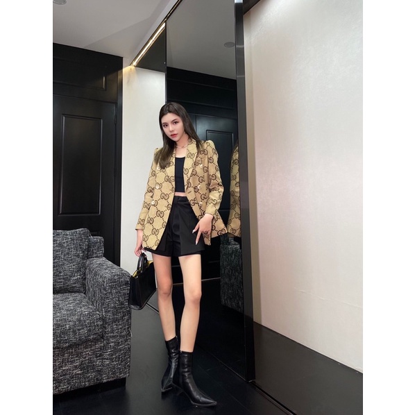 Áo vest nữ cao cấp thương hiệu Gucci GG/GC thiết kế mới 2022 sang trọng