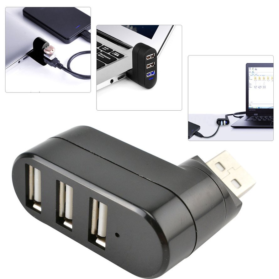 Bộ Chia 3 Cổng Usb 2.0 Tốc Độ Cao