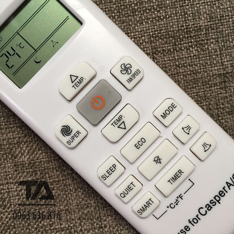 Điều khiển điều hòa Casper┃Remote máy lạnh Casper