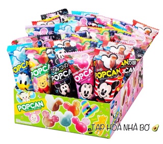 Kẹo que mút POPCAN hình mickey Nhật Bản