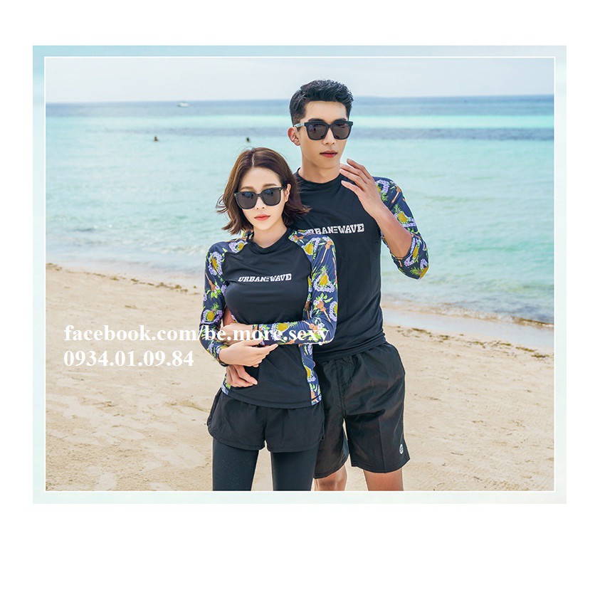 Đồ bơi dài tay nữ hoa quần dài | BigBuy360 - bigbuy360.vn