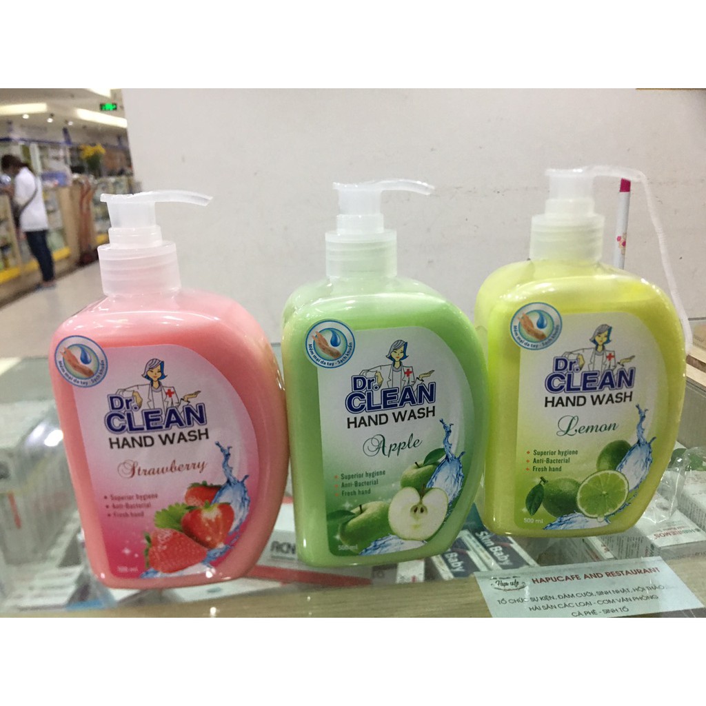 [Freeship]Nước-Sữa Rửa Tay Kháng Khuẩn - Sạch Da Dr Clean 200ml/500ml | BigBuy360 - bigbuy360.vn