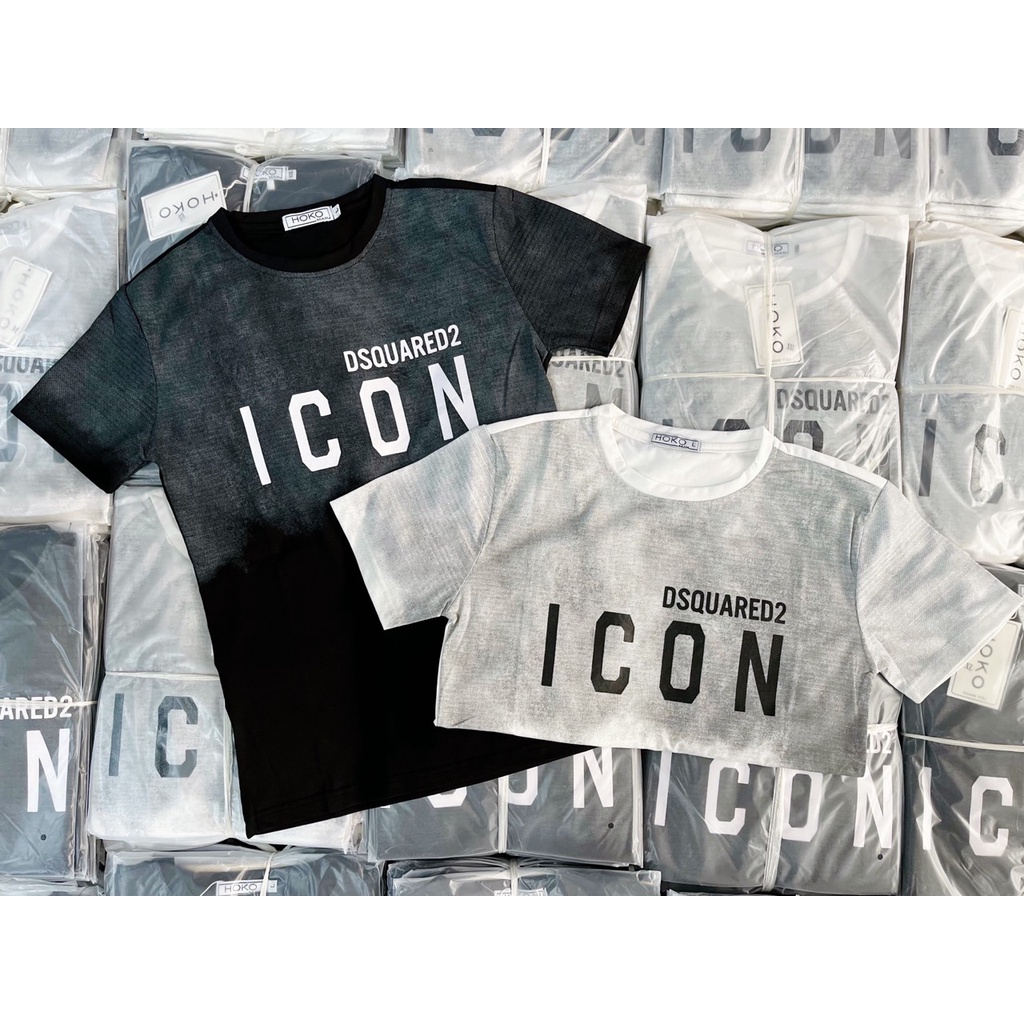 Áo thun nam, Áo thun cổ tròn cotton co dãn in loang cực chất -NEWSTYLE