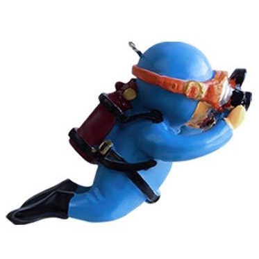 Tượng mô hình thợ lặn nổi, songoku, cô tiên bay - Trang trí bể cá cảnh