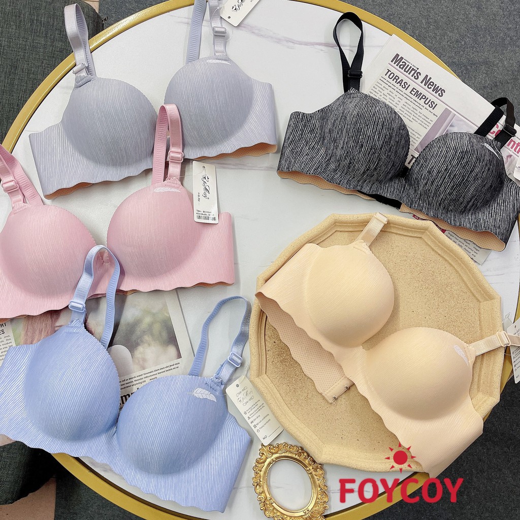 ÁO LÓT SU ĐÚC KHÔNG GỌNG HÌNH  LÁ CÂY ĐỆM BÀN TAY NÂNG NGỰC NHIỀU VANVENE A260 | BigBuy360 - bigbuy360.vn