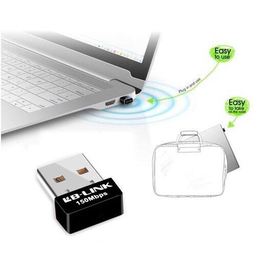 USB Thu Wifi Cho Máy Tính PC - Laptop HÚT SÓNG KHỎE