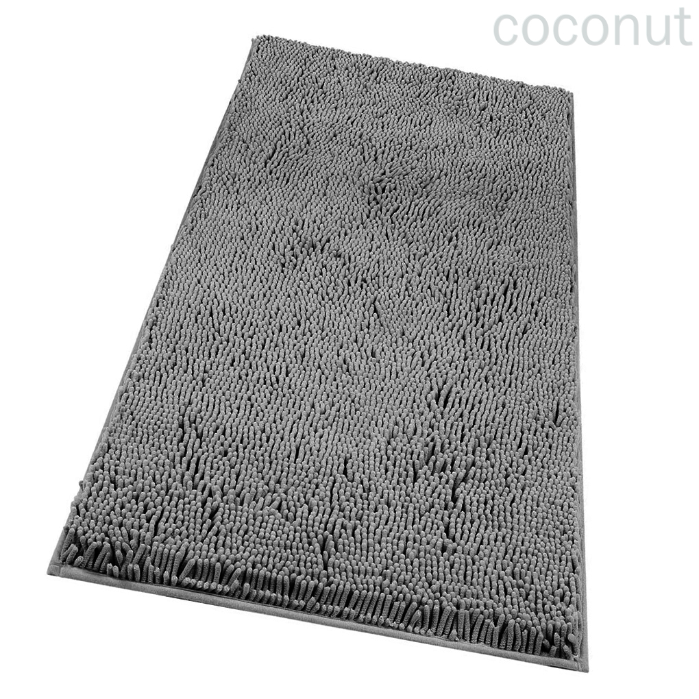 Thảm Chùi Chân Chống Trượt Màu Xám Đậm | BigBuy360 - bigbuy360.vn