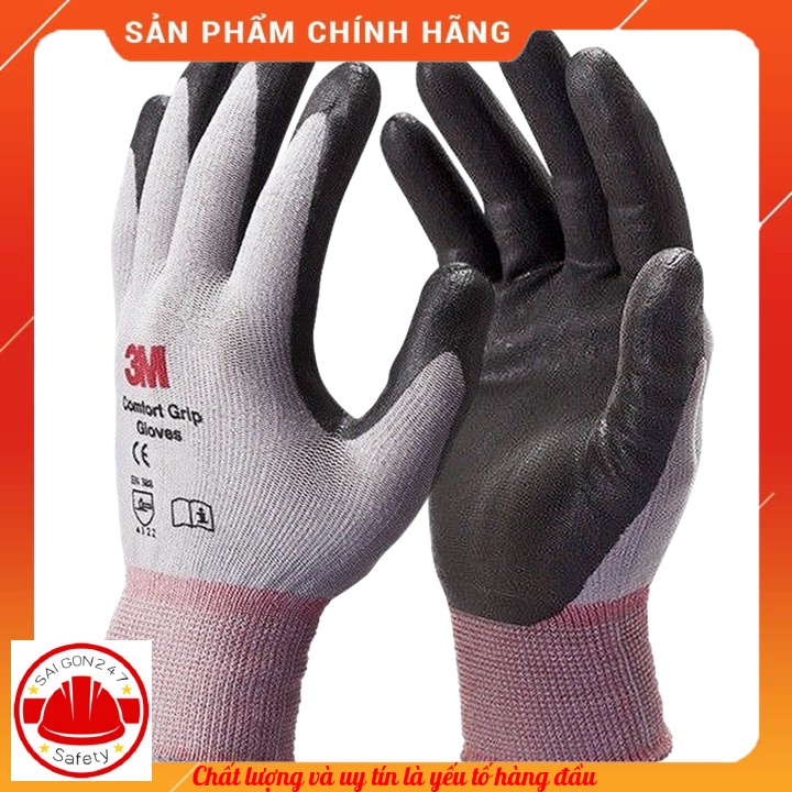 Găng tay đa dụng 3M màu xám, găng tay bảo hộ, găng tay cơ khí