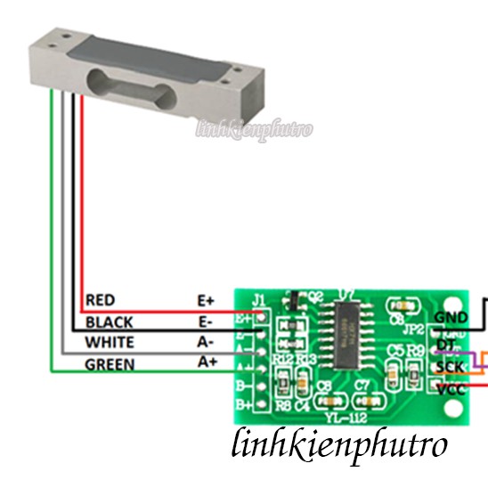 Mạch chuyển đổi ADC 24-bit loadcell HX711 - 2 cái