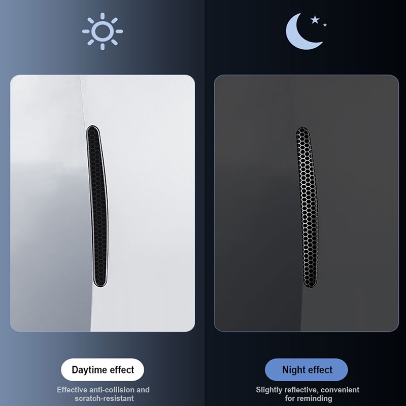 Miếng Dán Phản Quang / Dạ Quang Chống Trầy Xước Hõm Cửa Ô Tô / Tay Nắm Cửa Ô Tô Cho Nhiều Hãng Xe Honda City Brio Civic Jazz CRV HRV Accord Freed C70 BRV